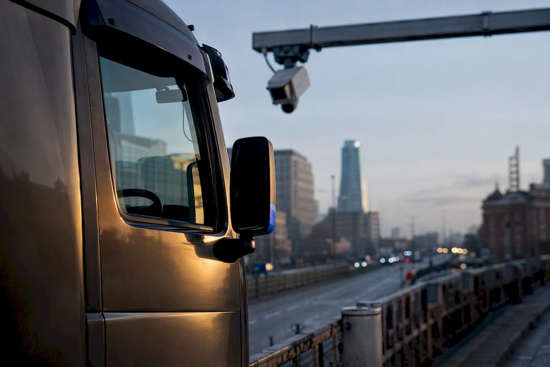 HGV passing London ANPR camera