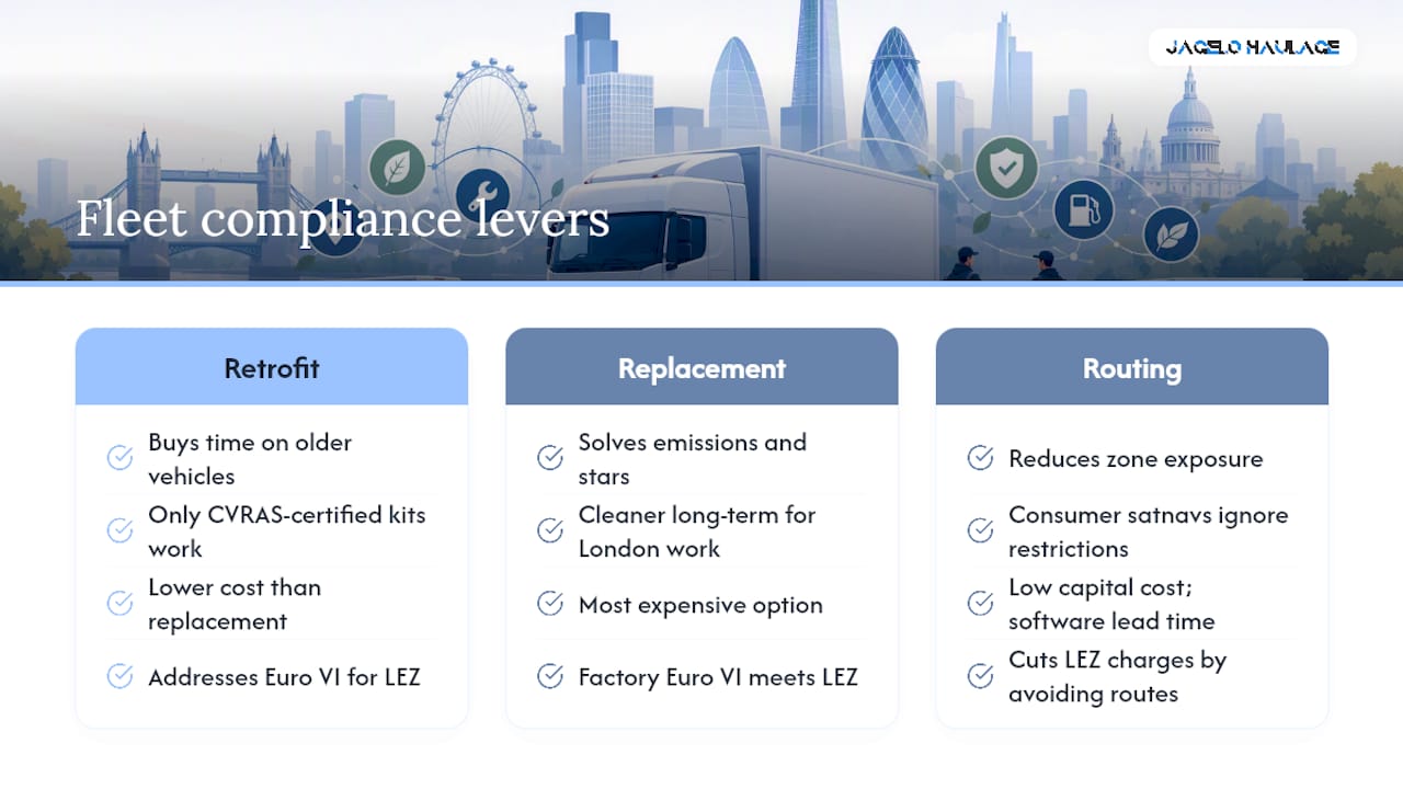 Three HGV compliance options compared