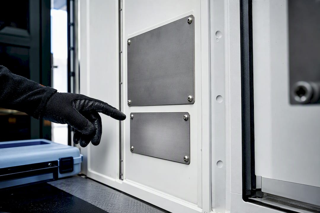 ATP and CSC plates on reefer container