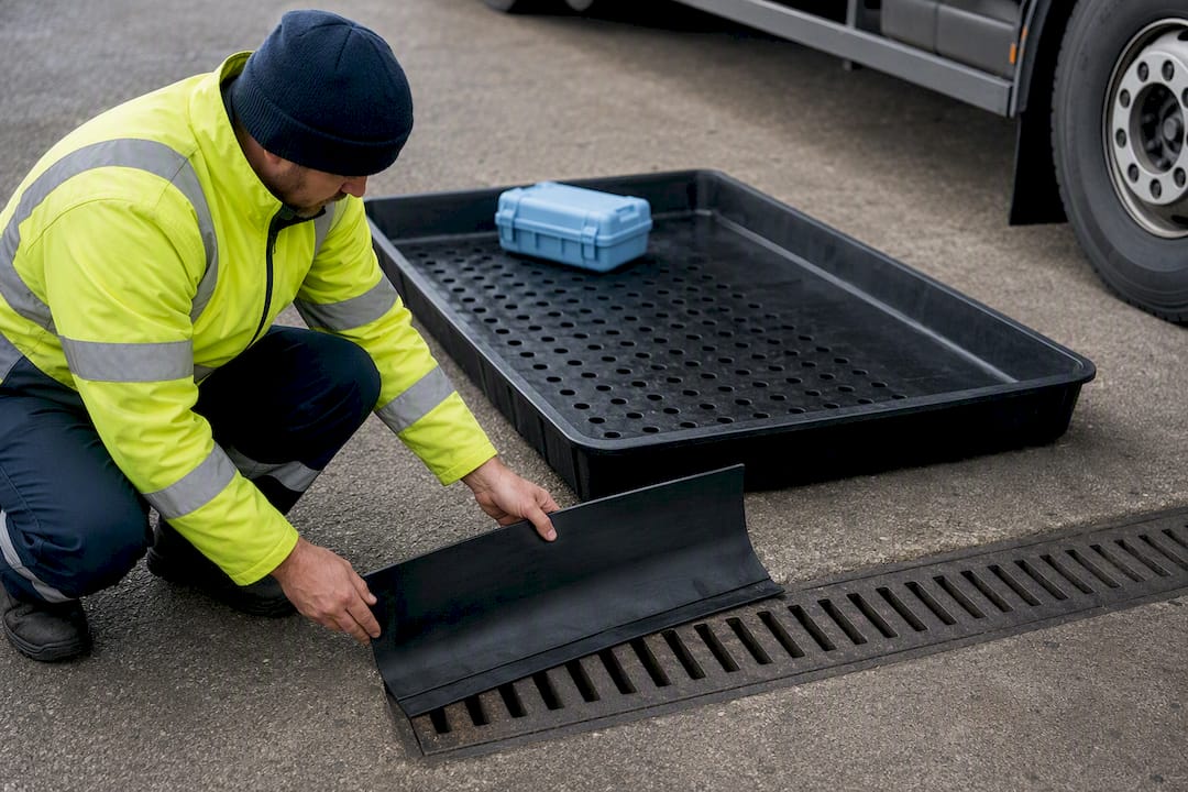 Drain seal and spill containment equipment
