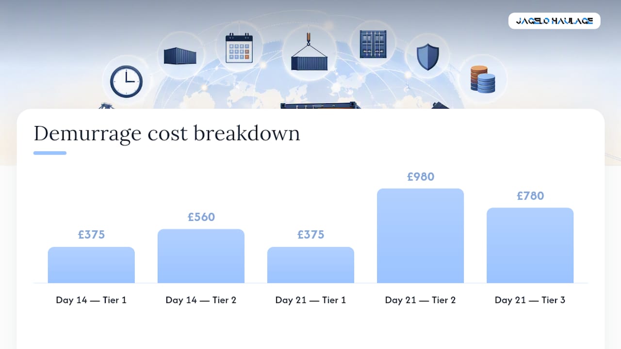 Demurrage costs rise across three tariff tiers