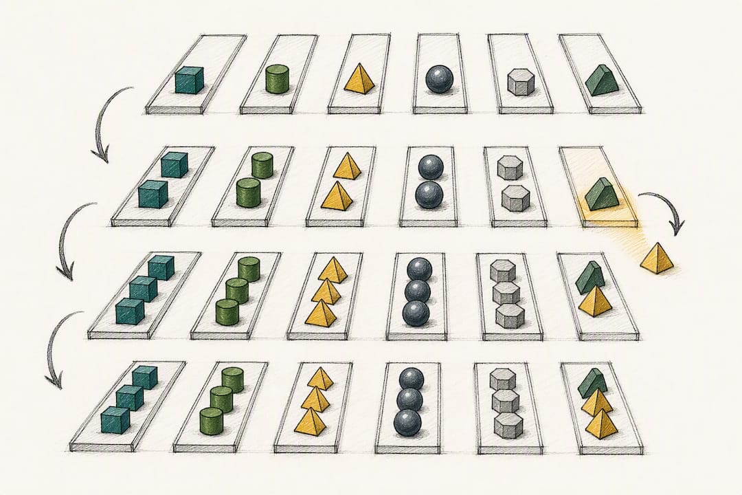 Illustration of progressive fair allocation