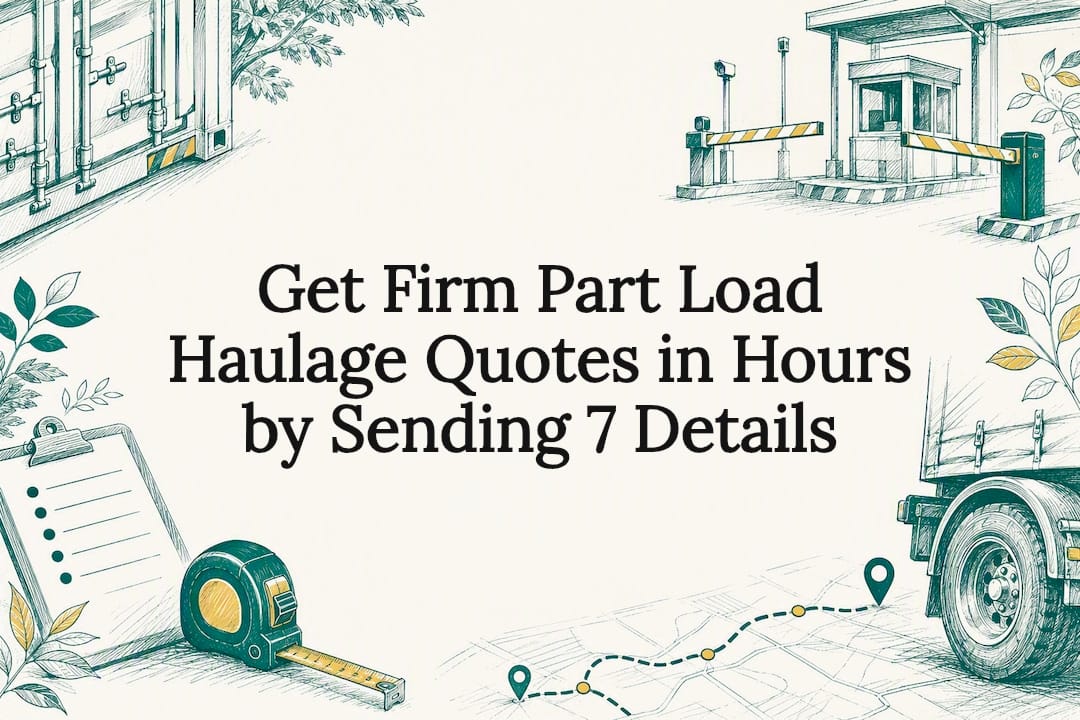 Decorative part-load haulage title card