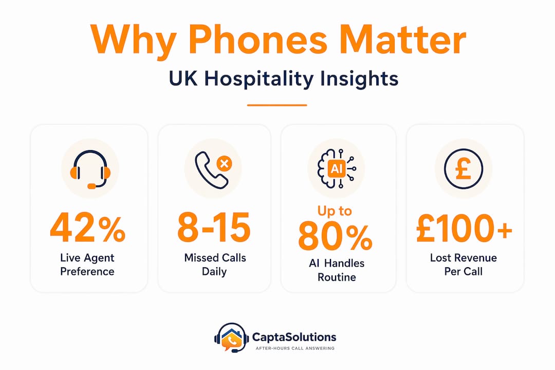 Infographic shows UK hospitality phone stats