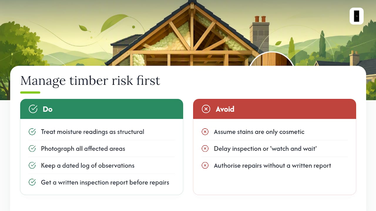 Author's note: manage the timber risk first, worry about cosmetics later — overview diagram