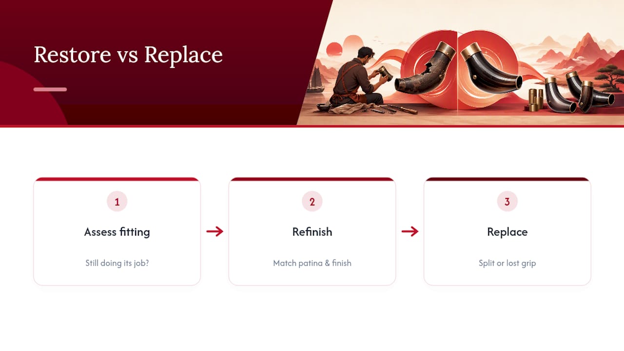 Decision path for restoring or replacing horn