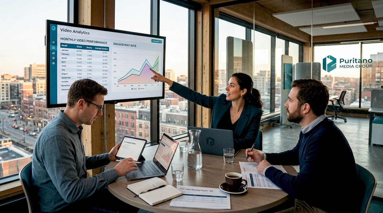 Team tracking video engagement analytics