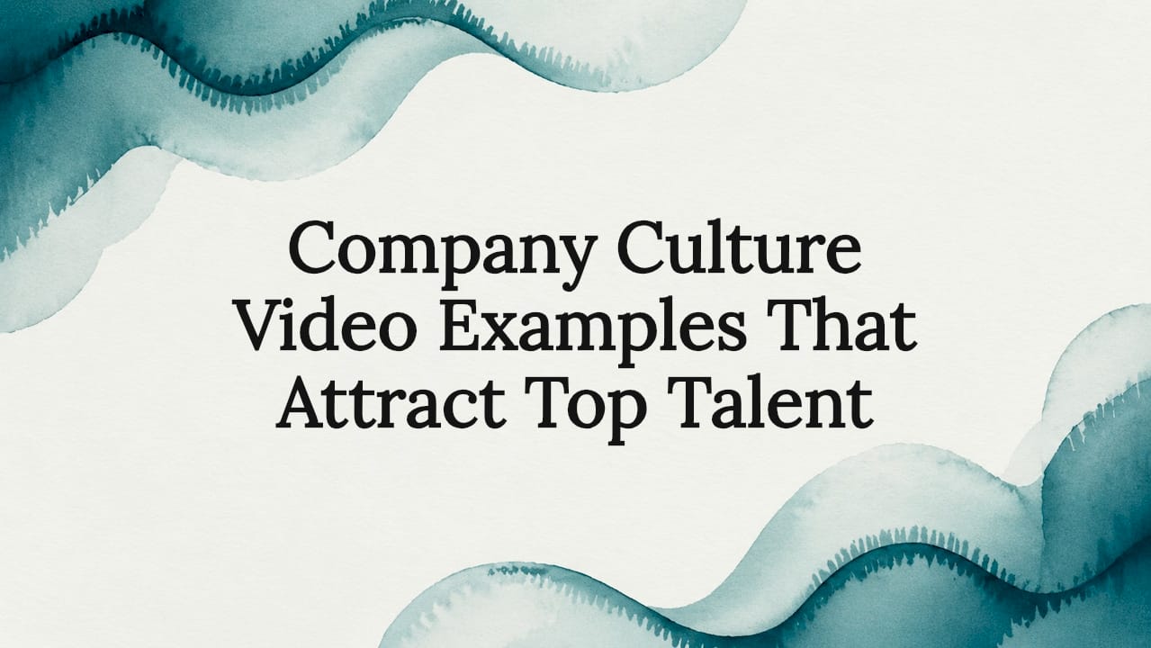Decorative editorial watercolor frame for title card