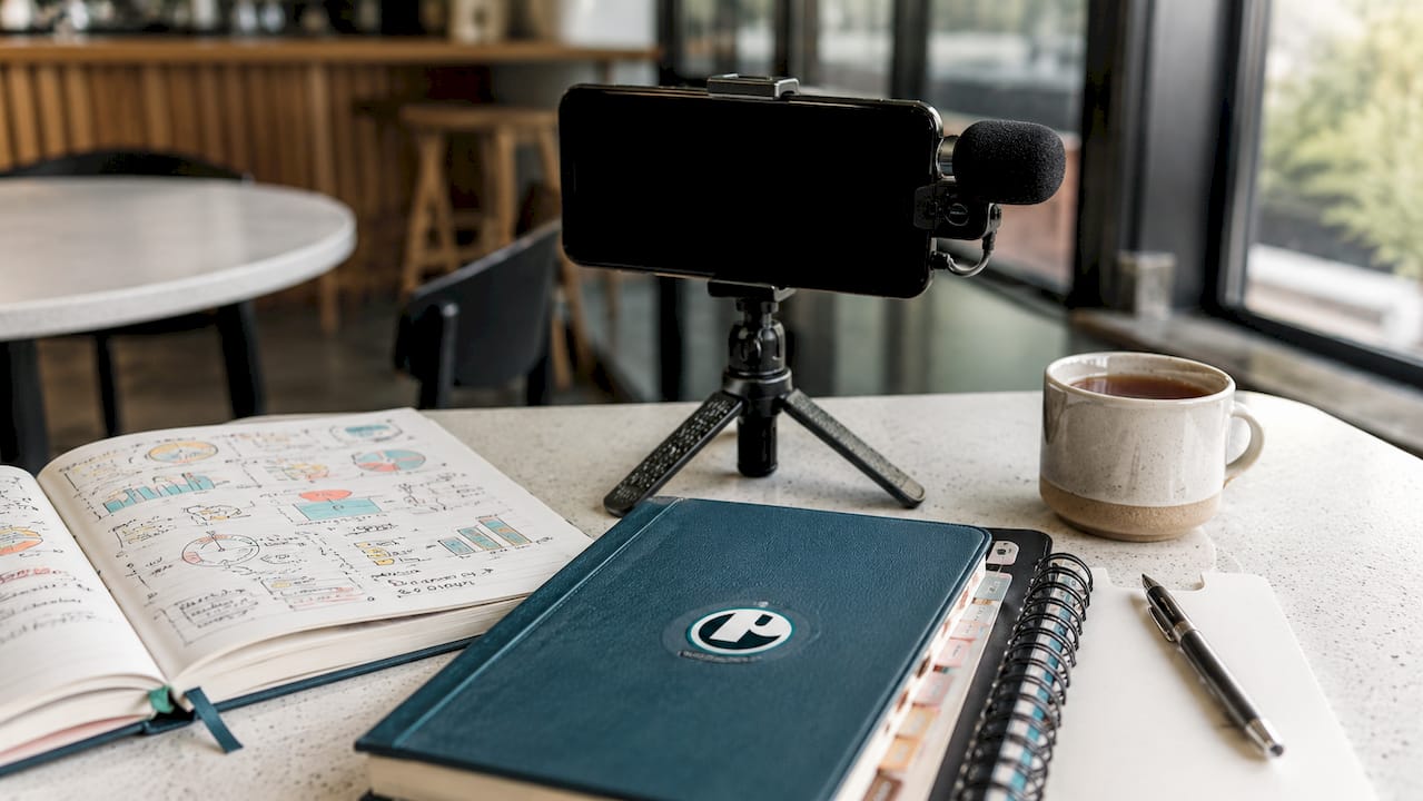 Smartphone mounted for nonprofit video recording