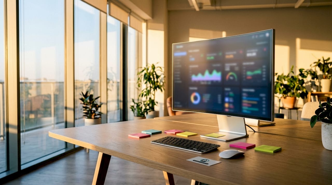 Desktop showing nonprofit video analytics dashboard
