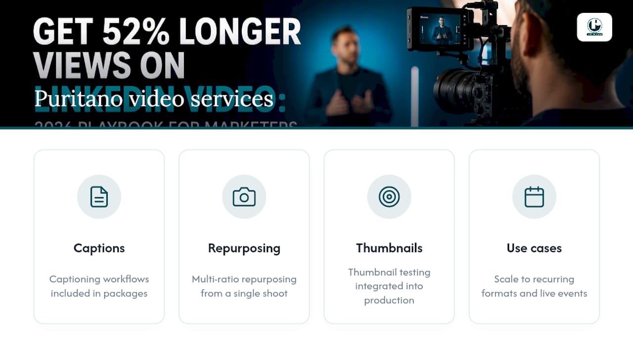 Get LinkedIn Video Production Help From Puritano — overview diagram