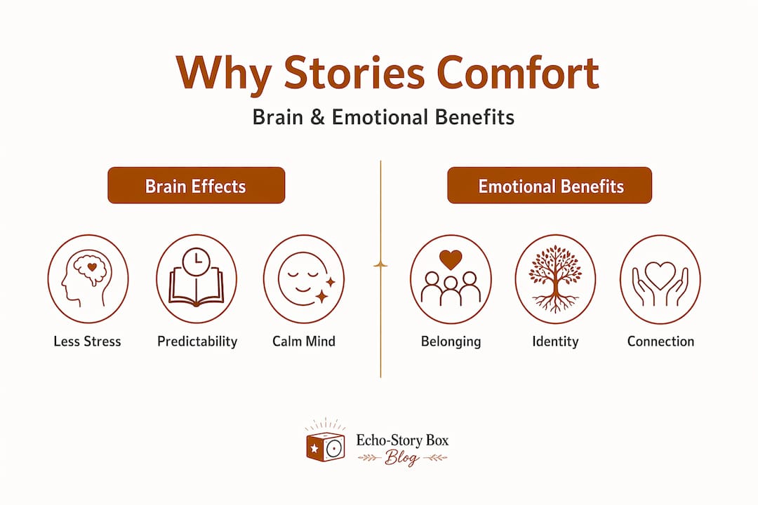 Infographic comparing brain and emotional benefits
