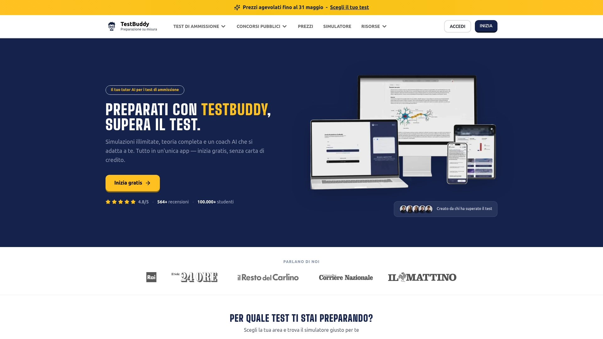https://testbuddy.it