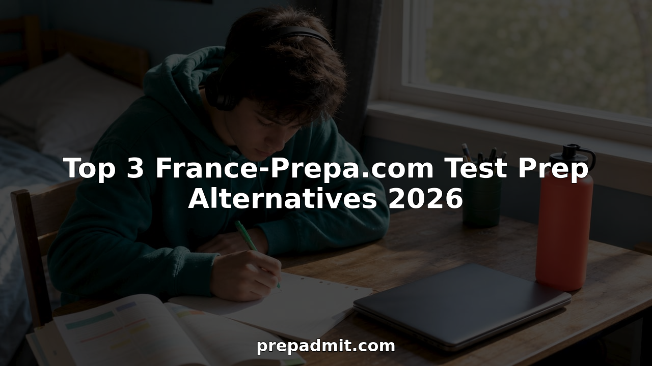 Top 3 France-Prepa.com Test Prep Alternatives 2026