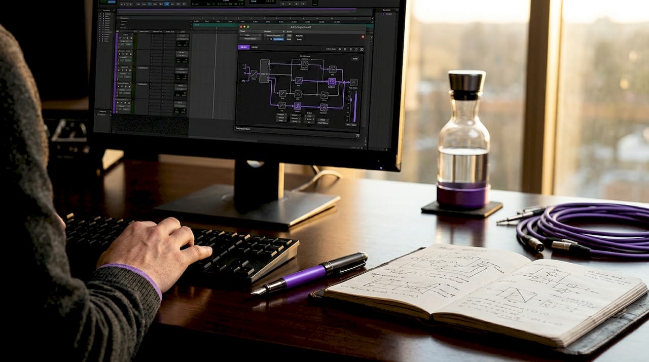 Track routing with AAX plugin in Pro Tools session