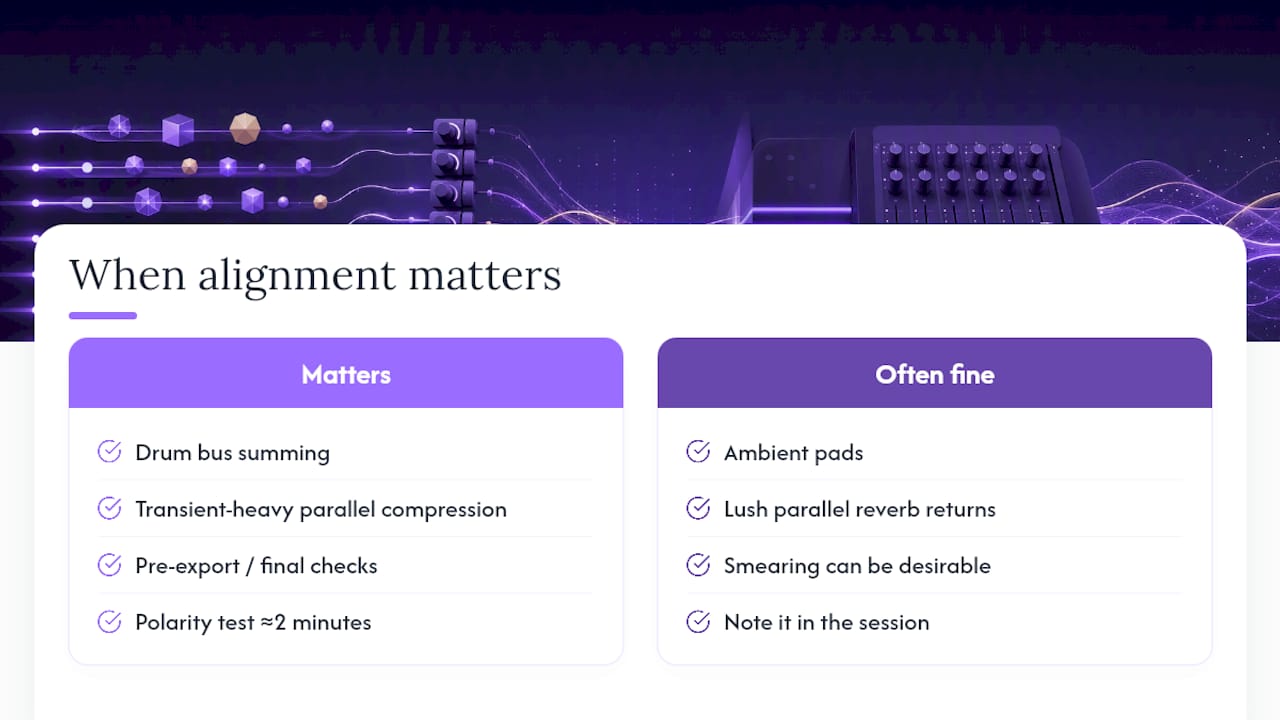 When Perfect Alignment Matters and When It Doesn't — overview diagram