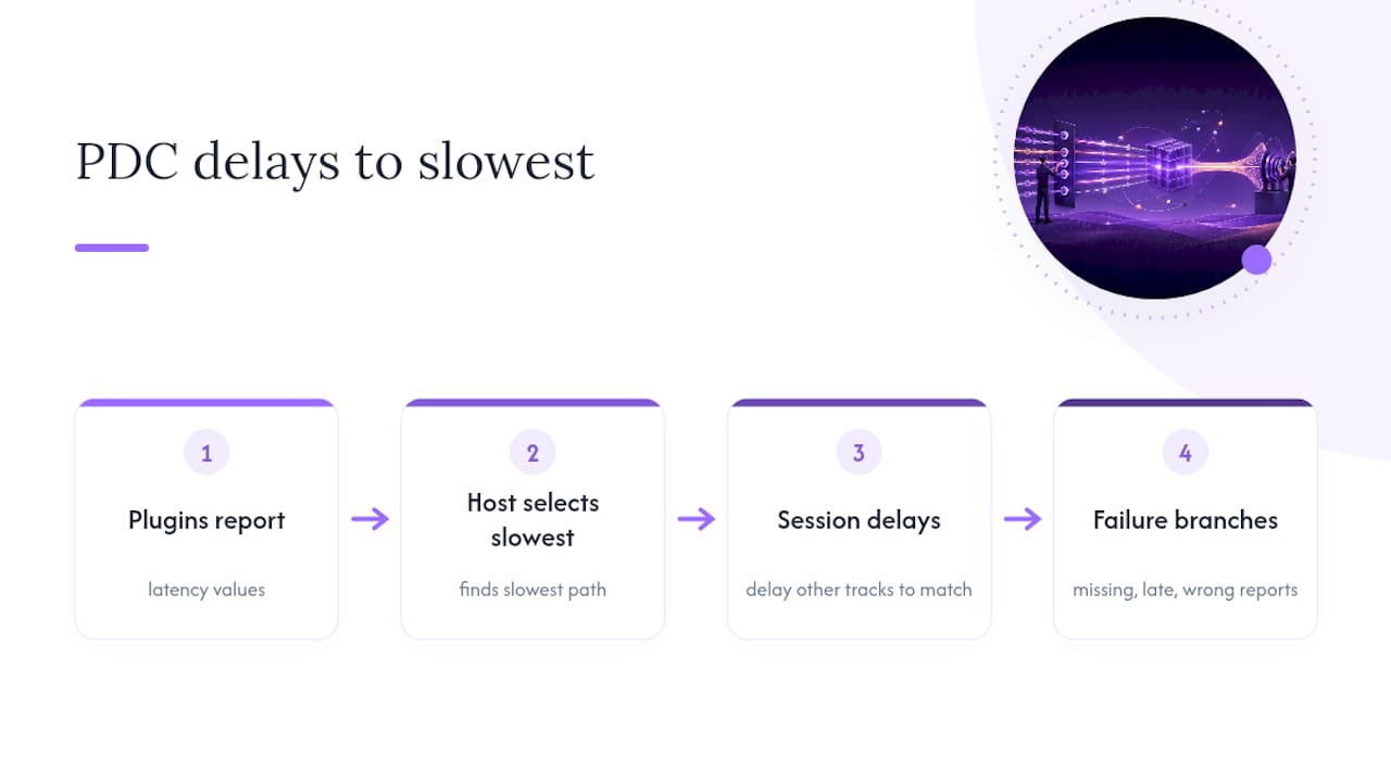 Delay compensation flow and failure points