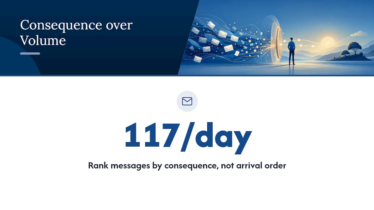 Why Consequence Beats Volume As A Notification Strategy — overview diagram