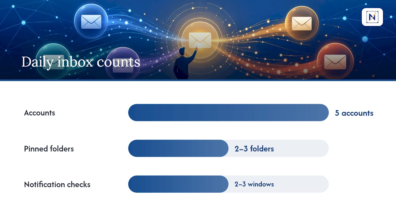 What Daily Habits Keep Multiple Inboxes Manageable? — overview diagram