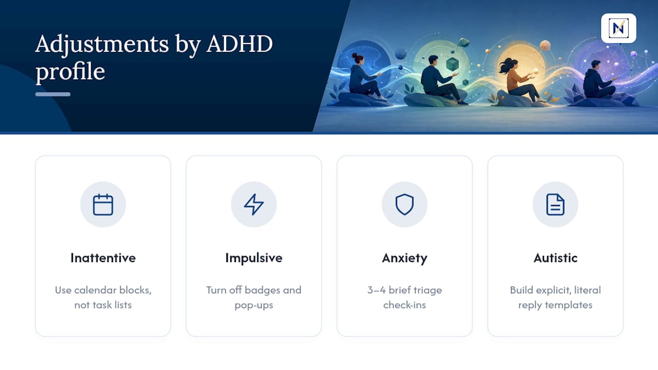 Adjusting the System for Your Specific ADHD Profile — overview diagram