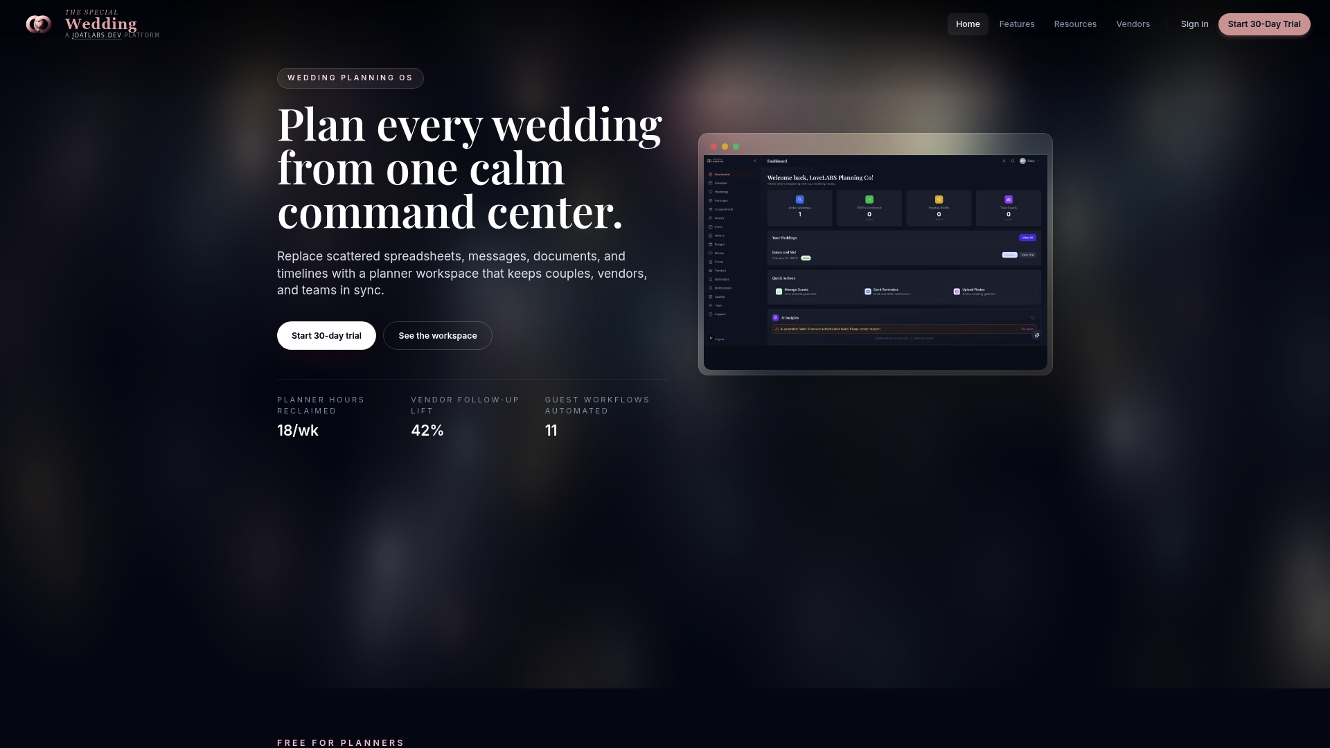 https://thespecialwedding.io