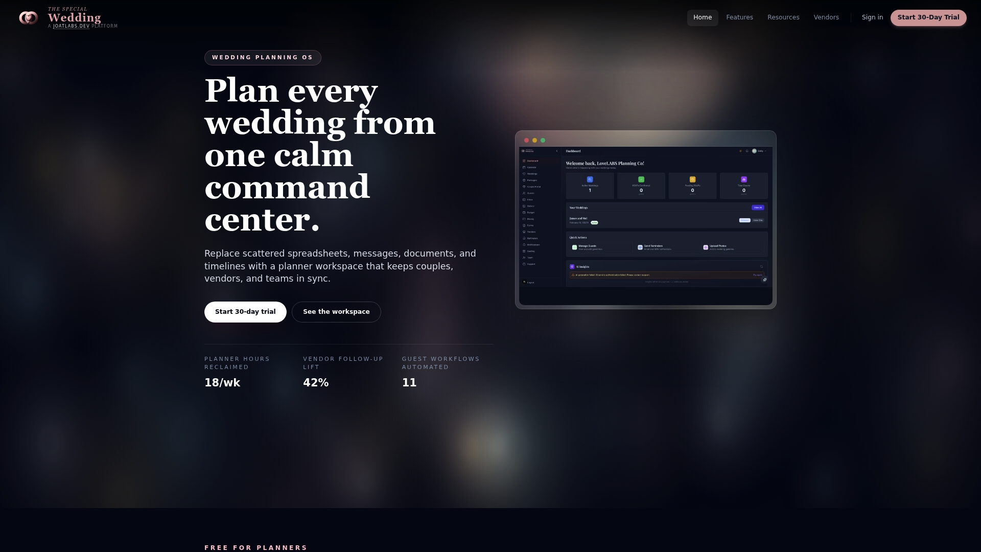 https://thespecialwedding.io