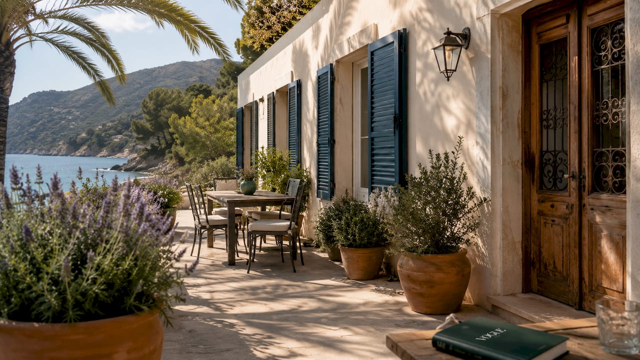 Mediterranean coastal home near Palma with vineyard