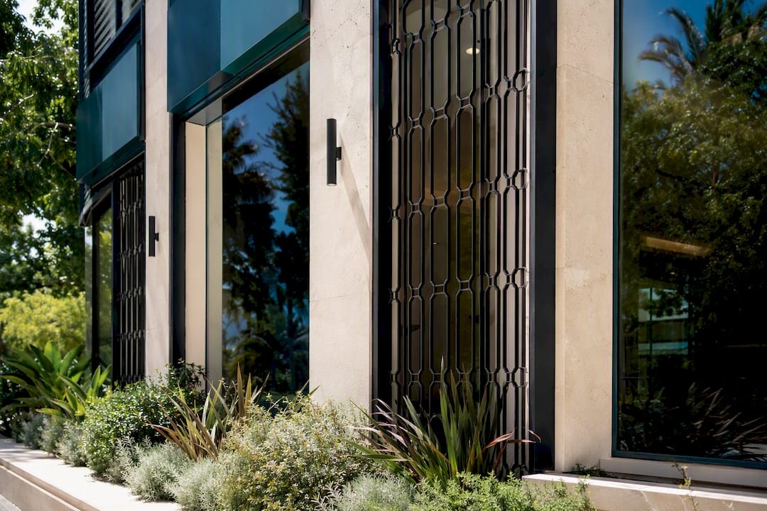 Facade details of Mallorca commercial property