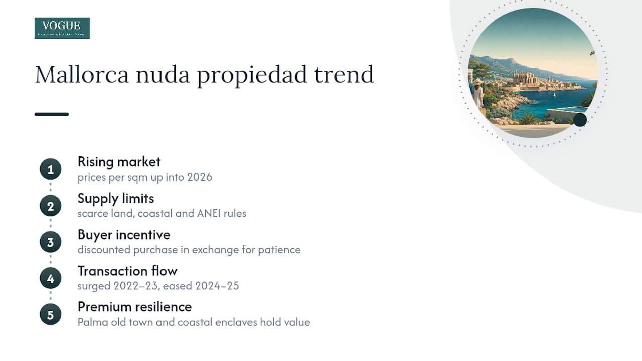 How is the Mallorca property market shaping this niche? — overview diagram