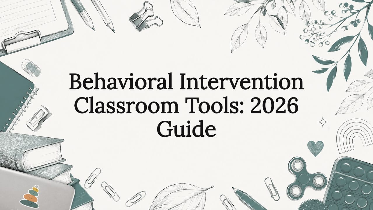Behavioral Intervention Classroom Tools: 2026 Guide