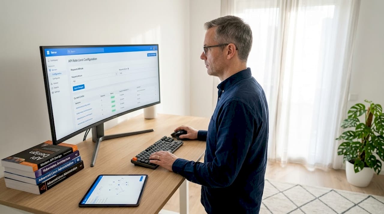 IT admin setting server rate limits on desktop