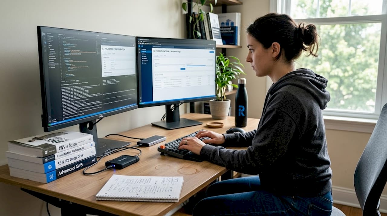 Developer configuring R2 and S3 migration