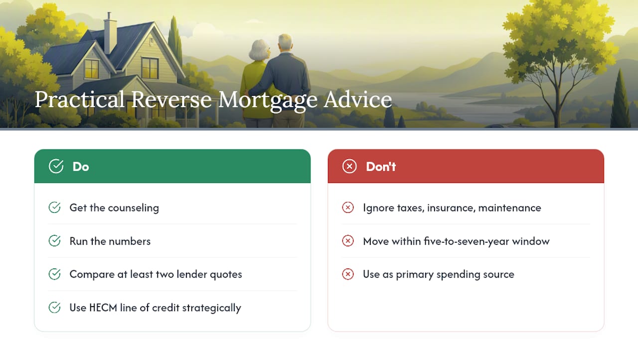 A Practical Perspective on Reverse Mortgages — overview diagram