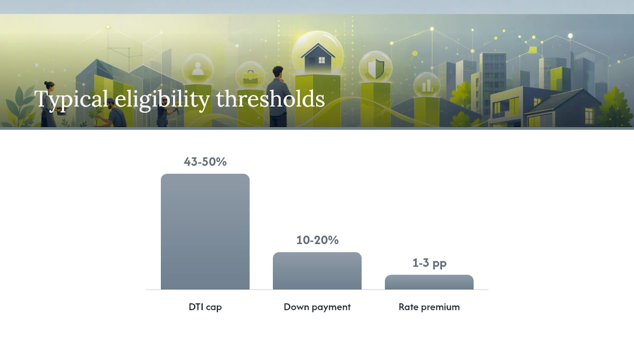 What eligibility thresholds and costs should you expect? — overview diagram