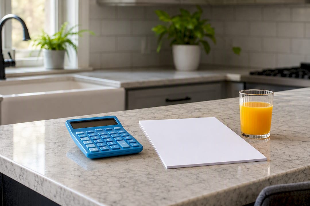 Mortgage rate comparison documents on desk