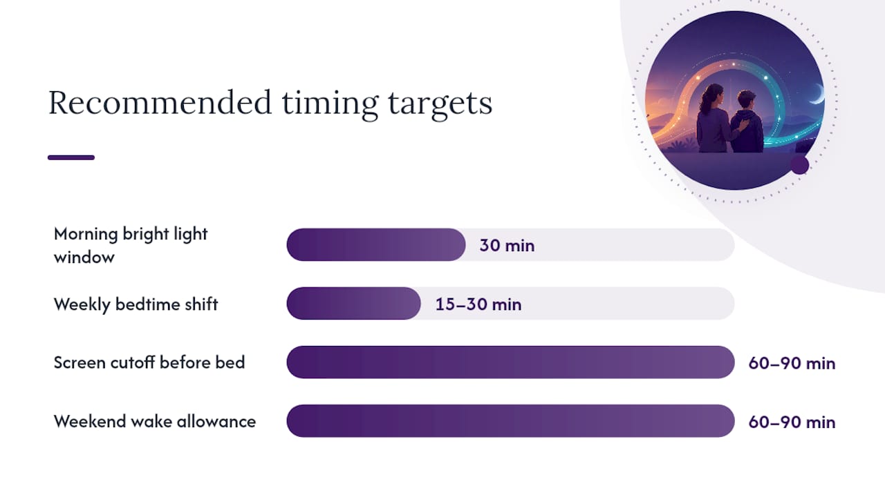 A prioritized plan: what to change tonight, this week, and this month — overview diagram
