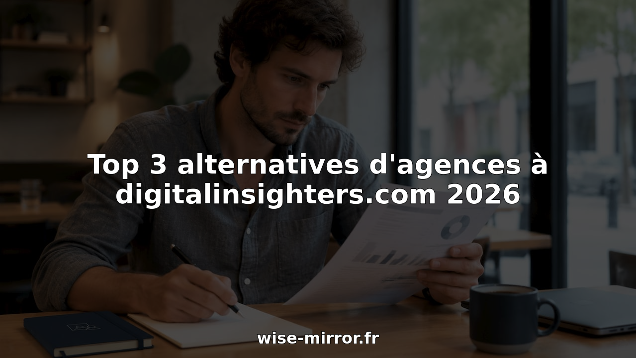 Une personne en train d’analyser un comparatif des agences digitales