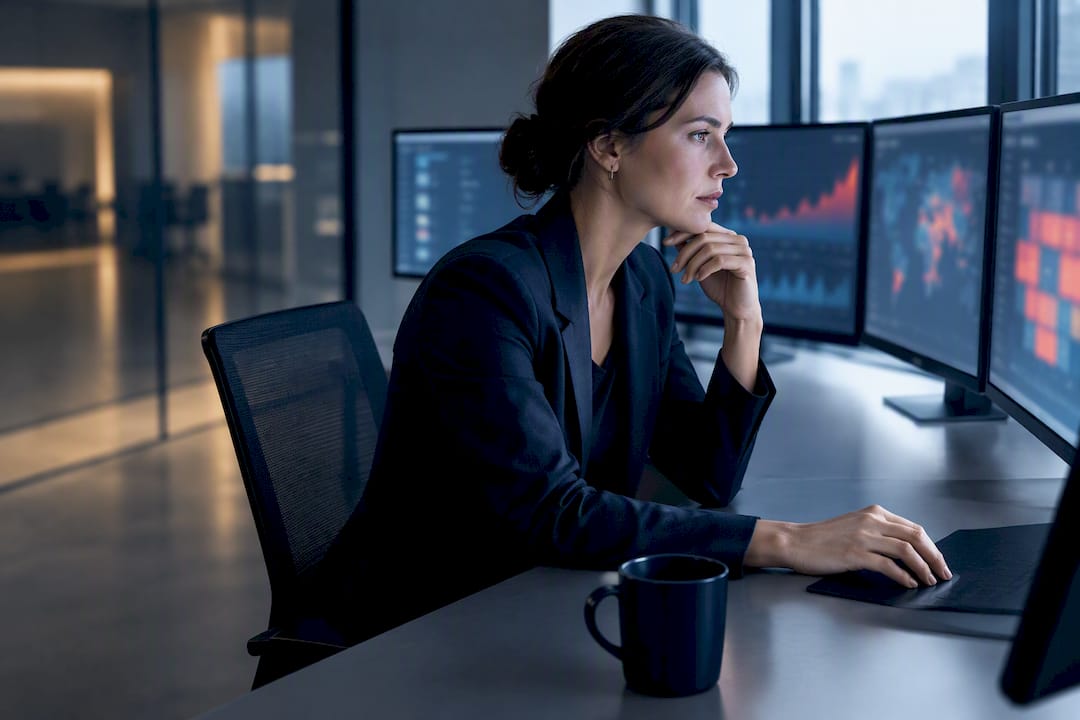 Analyste qui suit une alerte de réputation