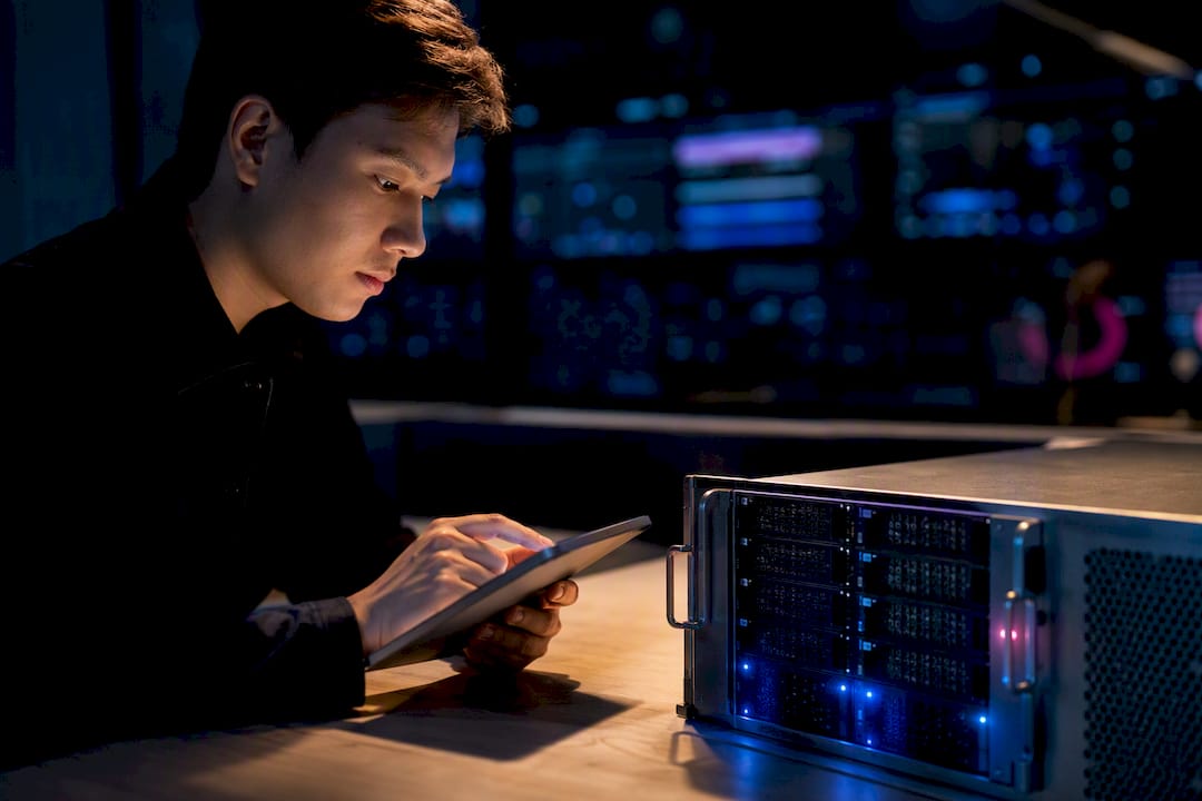 Engineer monitoring LLM gateway infrastructure