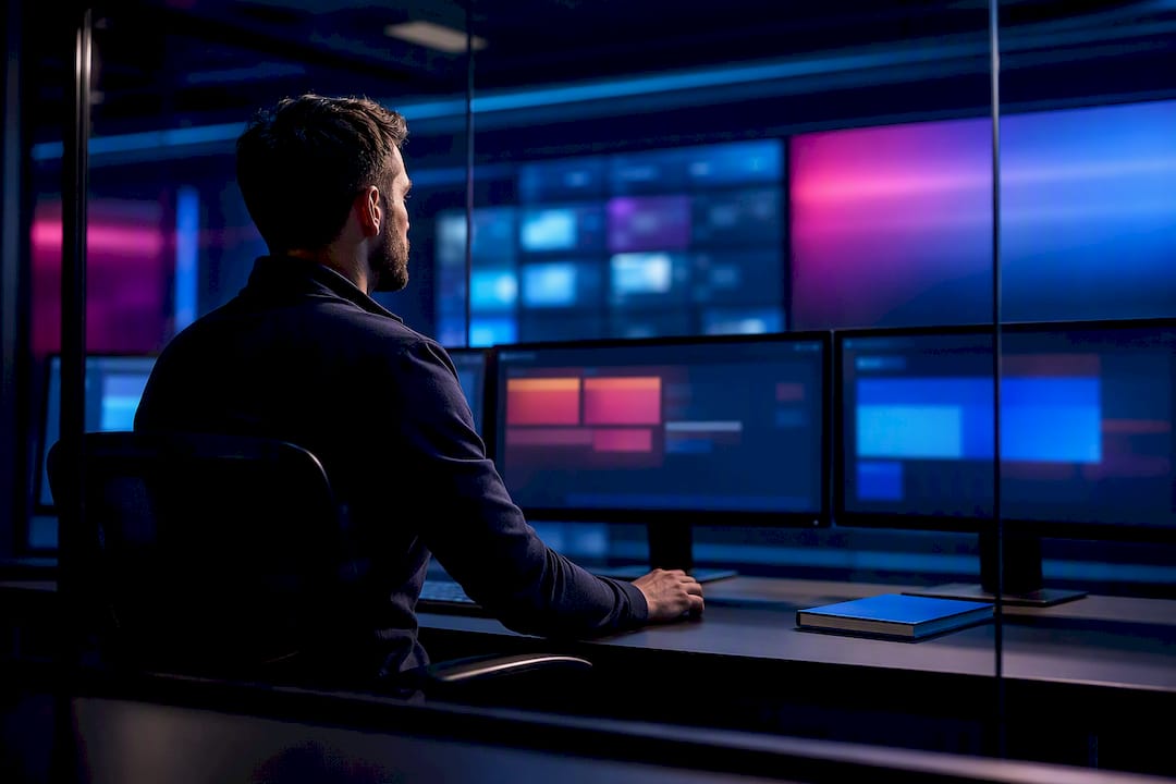 Engineer monitoring cross-provider failover test