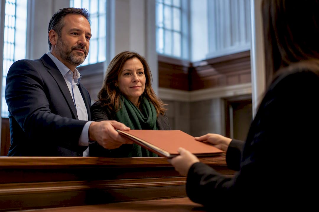 Spouses jointly filing a legal claim