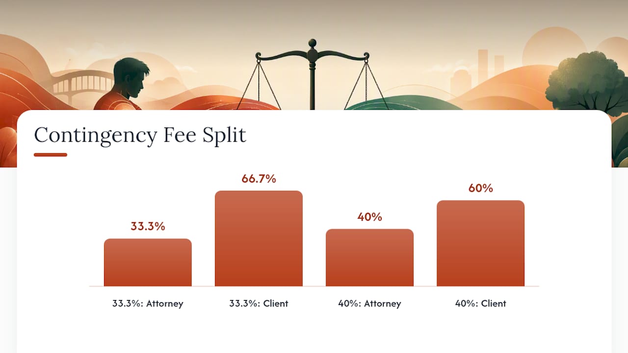 Comparison of 33 and 40 percent fees