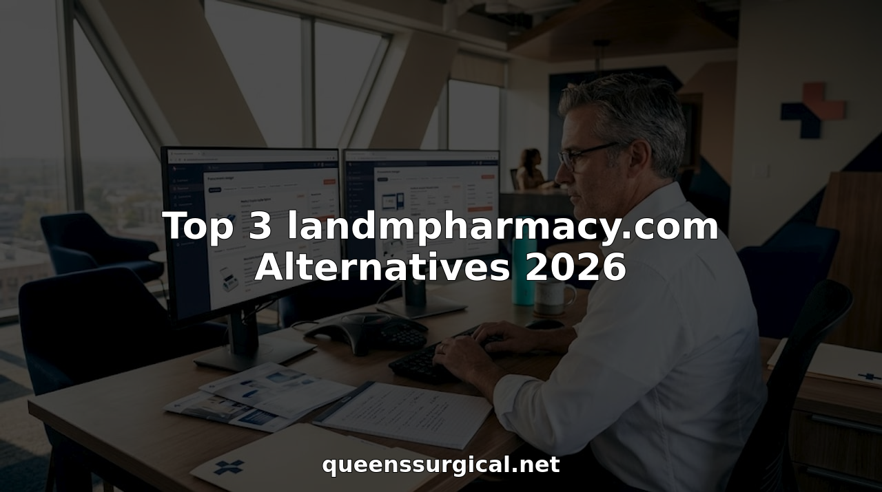 Procurement manager comparing medical supply options
