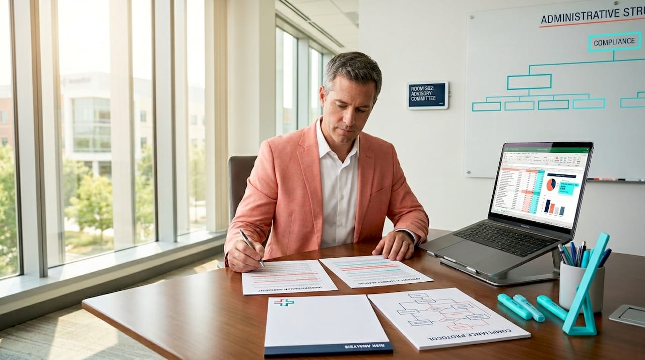 Compliance officer reviewing indemnification details