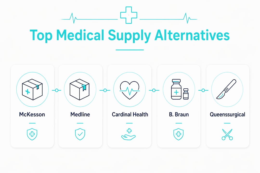 Infographic ranking medical supply alternatives