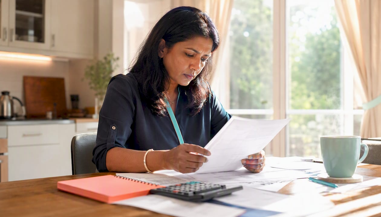 Procurement manager reviewing supply lead time data