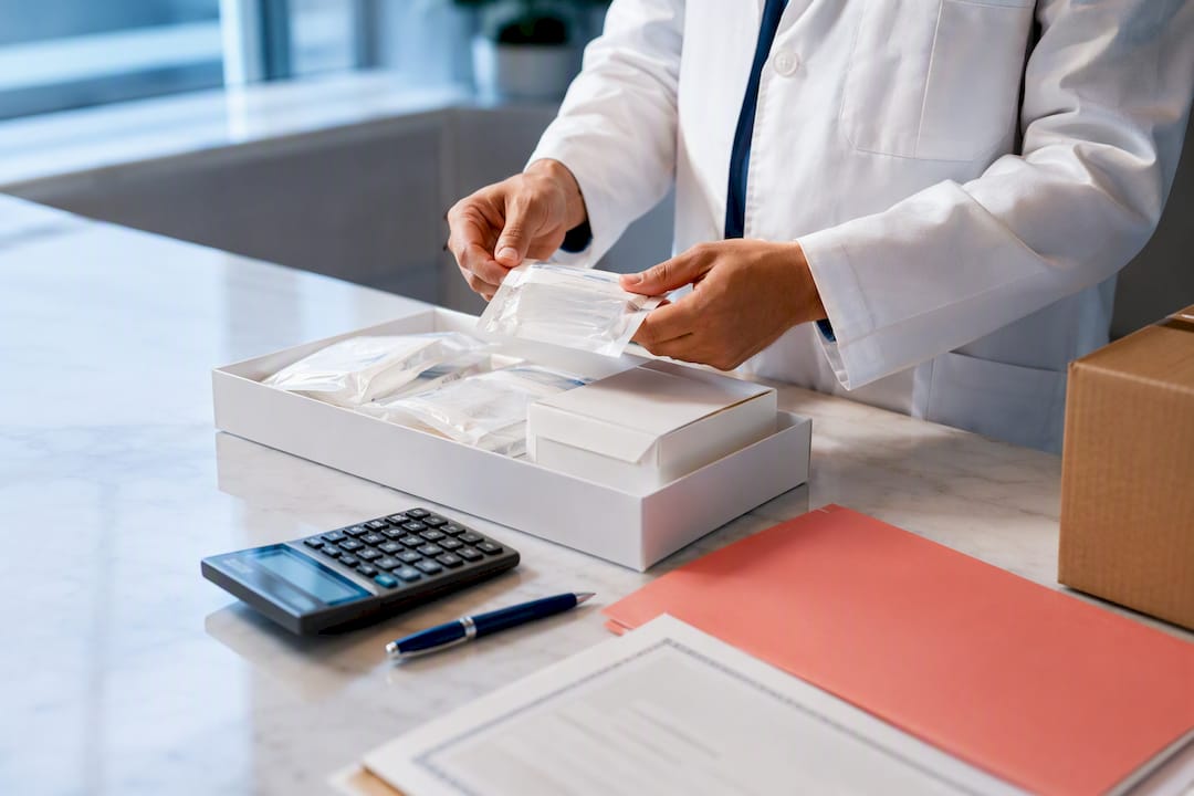 Medical supply procurement documents and calculator
