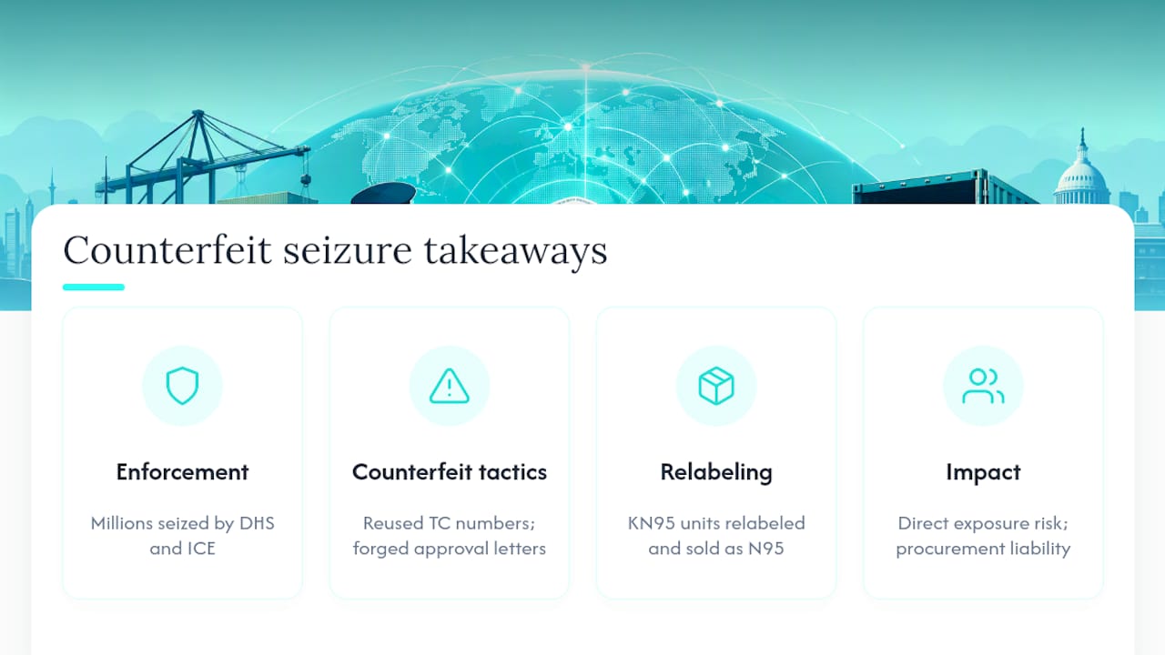 What Do Recent Counterfeit Seizures Tell Us? — overview diagram