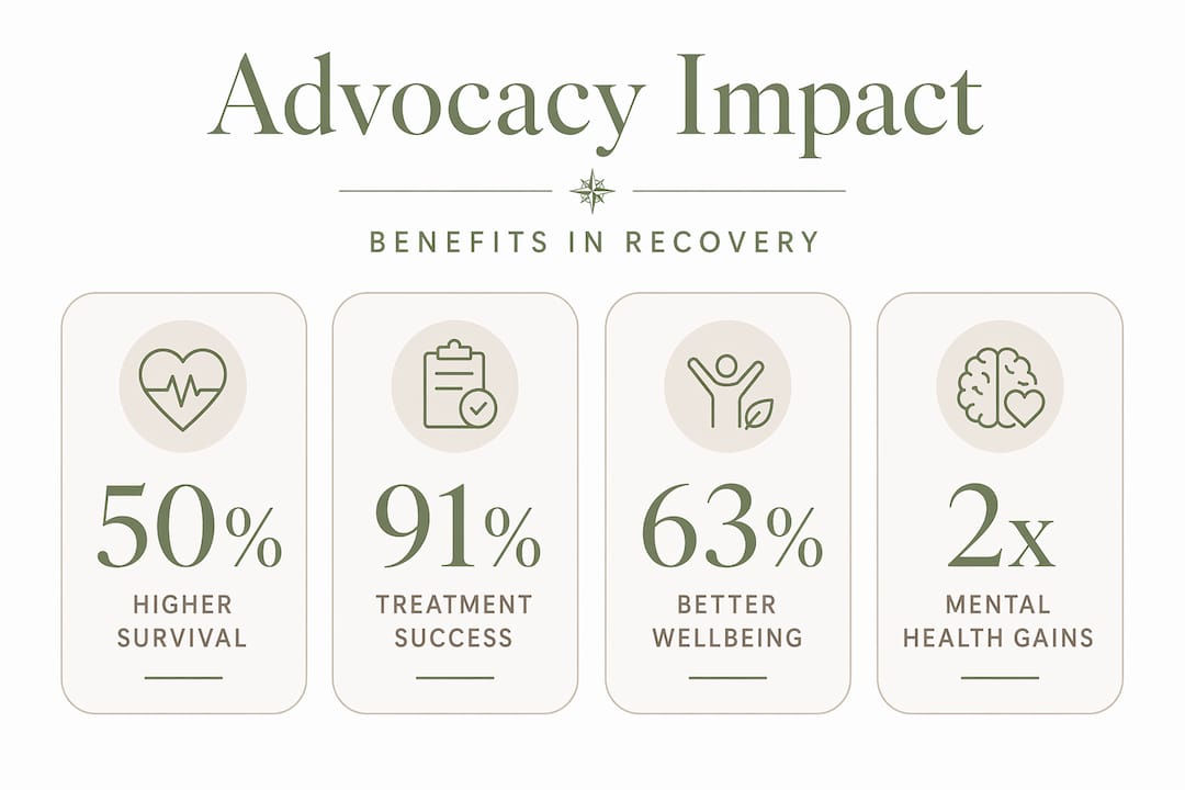Infographic highlights self-advocacy recovery benefits