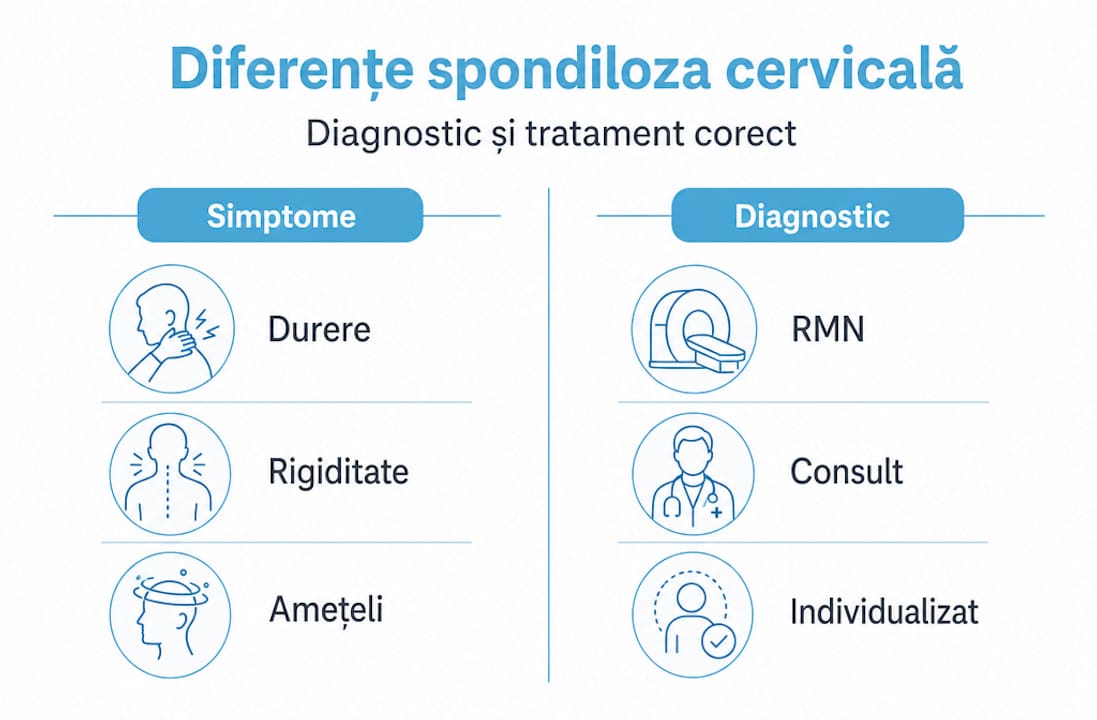 Infografic: Cum diferențiem simptomele și stabilim corect diagnosticul